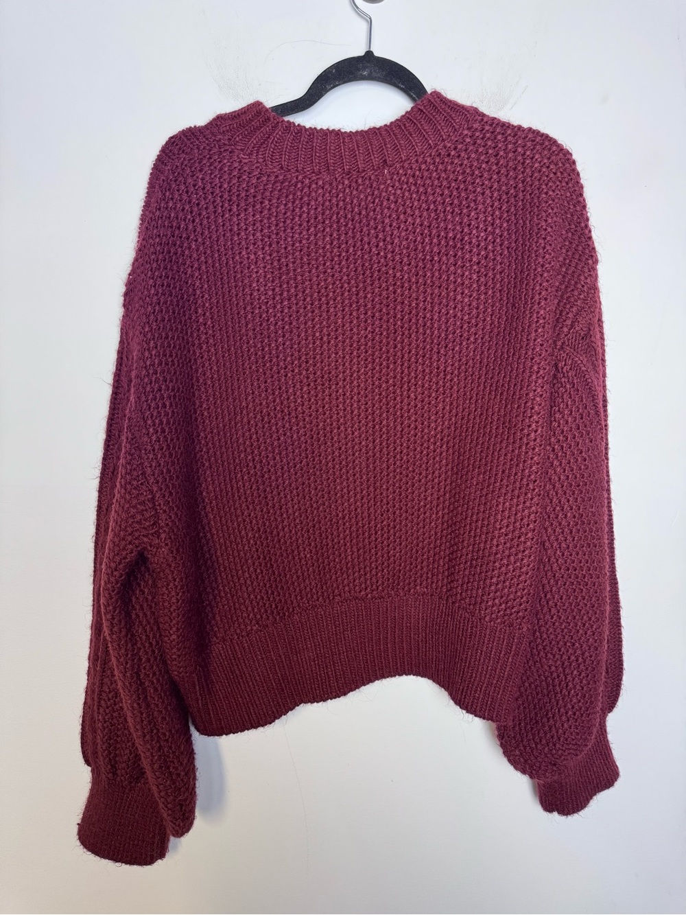 Anthropologie Cropped Cable Knit Sweater - Picture 6 of 11
